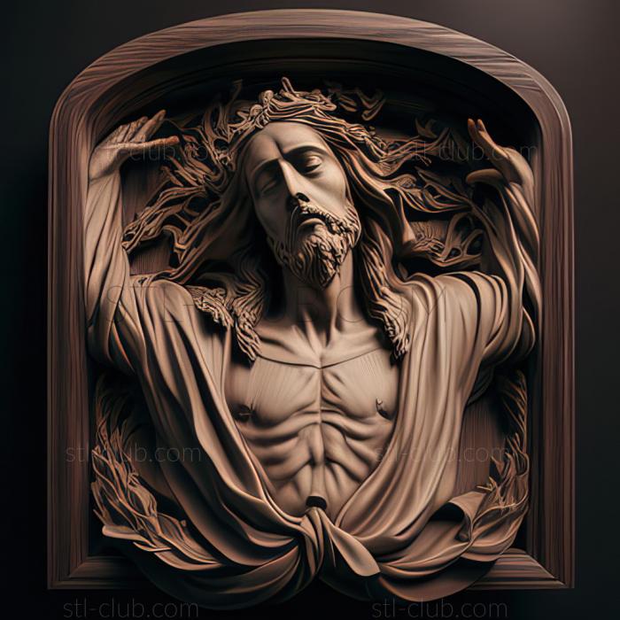 3D model st jesus (STL)